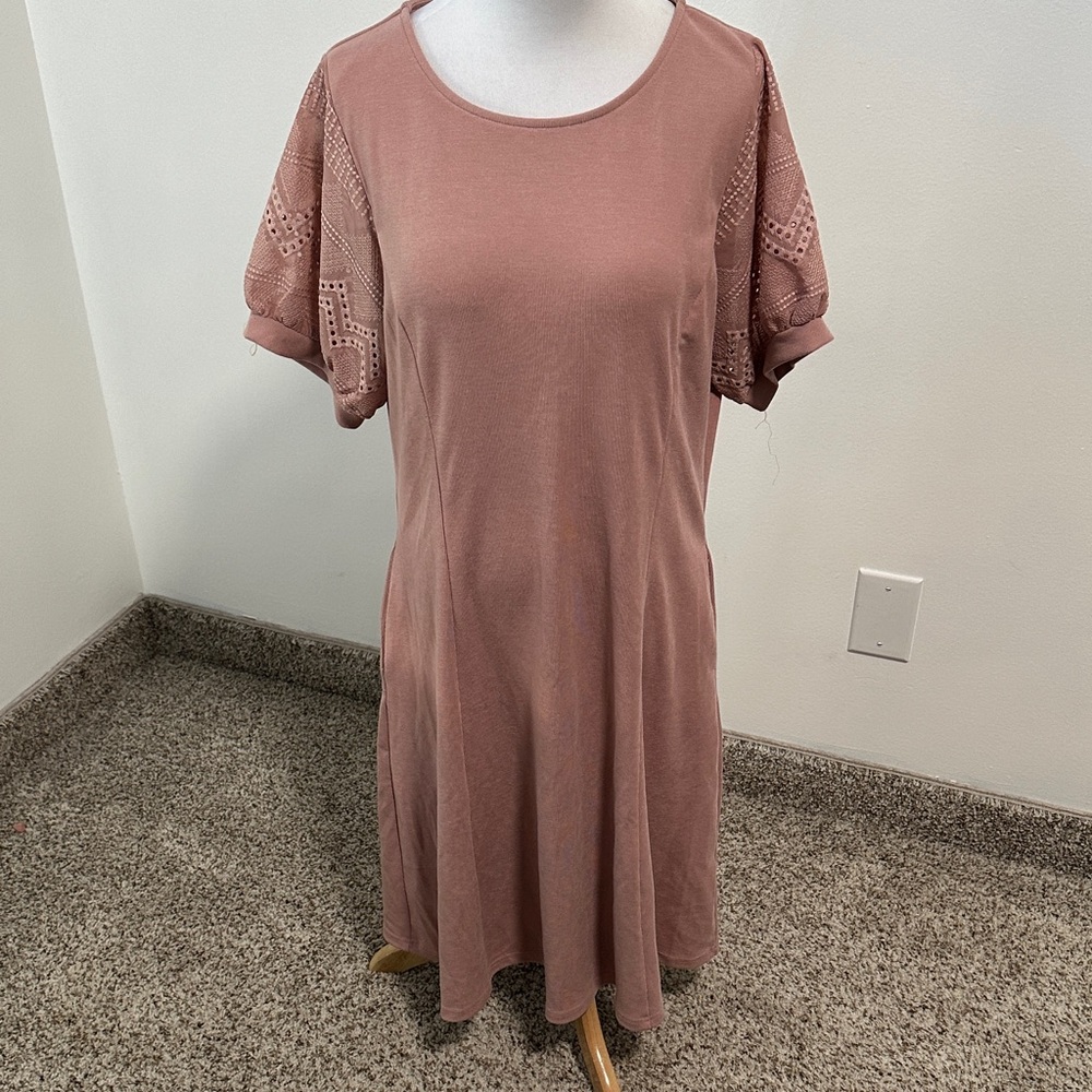 🕯️ Saving Paige Puff Sleeve Skater Dress